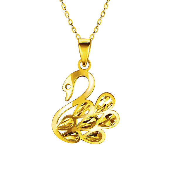 Goldstyle "Swan" Gold Pendant