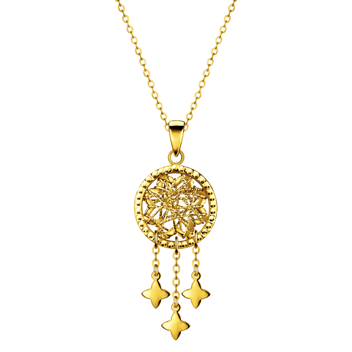 Goldstyle "Dreamcatcher" Gold Pendant