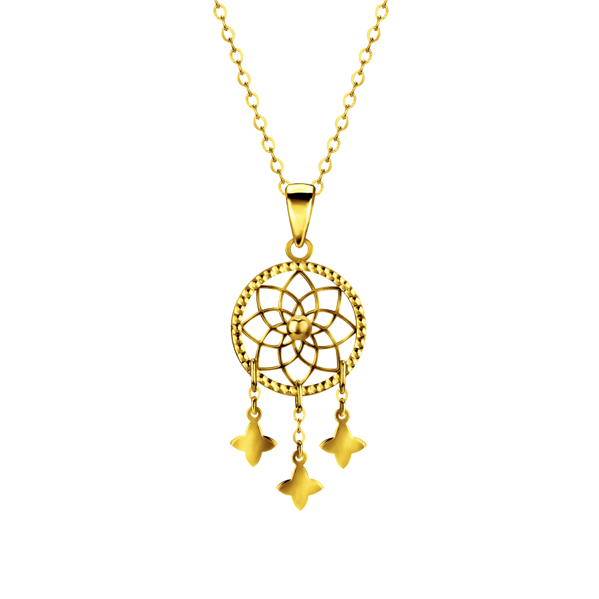 Goldstyle "Dreamcatcher" Gold Pendant"