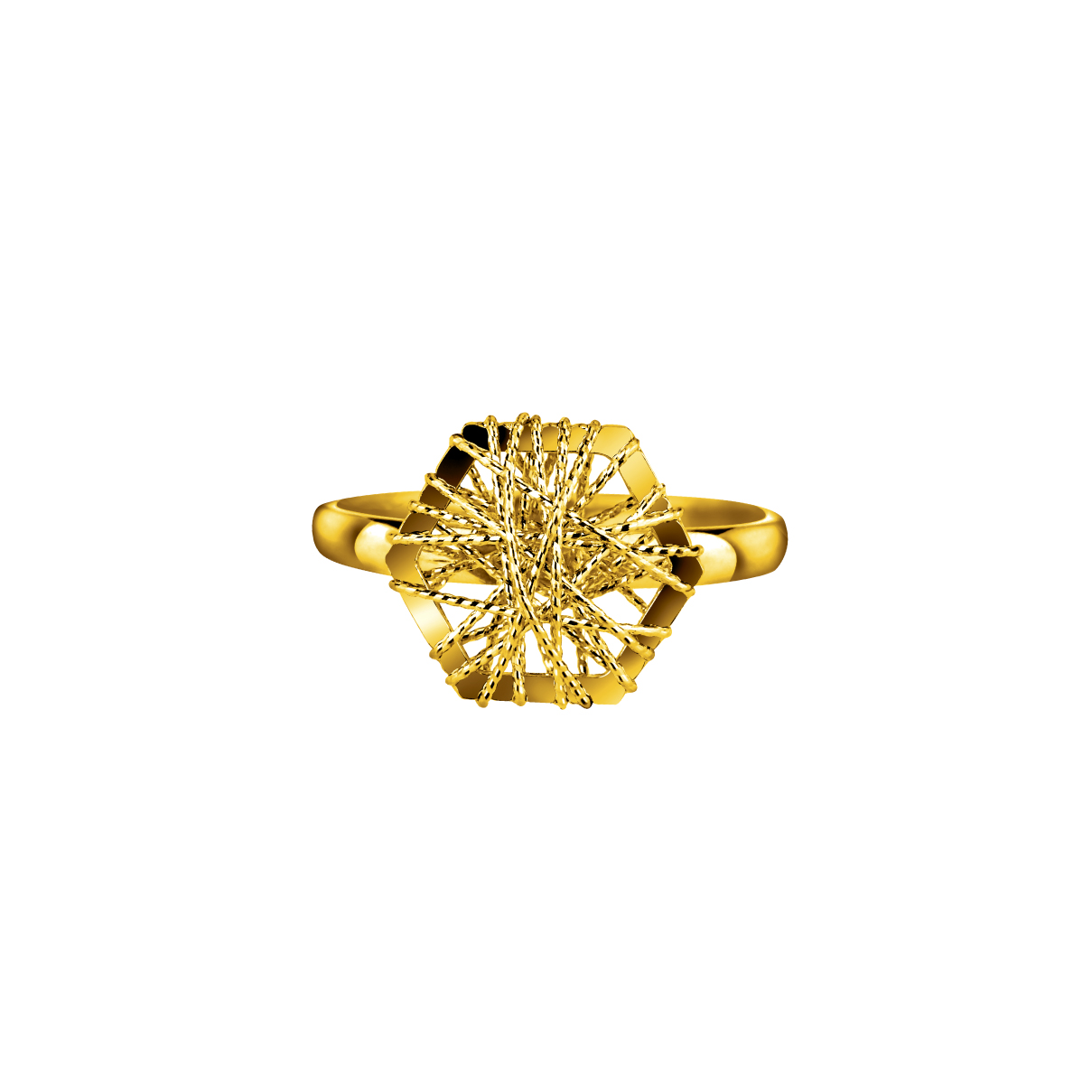 Goldstyle "Freewheeling" Gold Ring