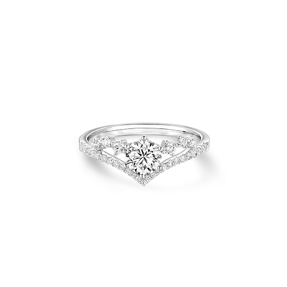 Wedding Collection 18K White Gold Diamond Ring