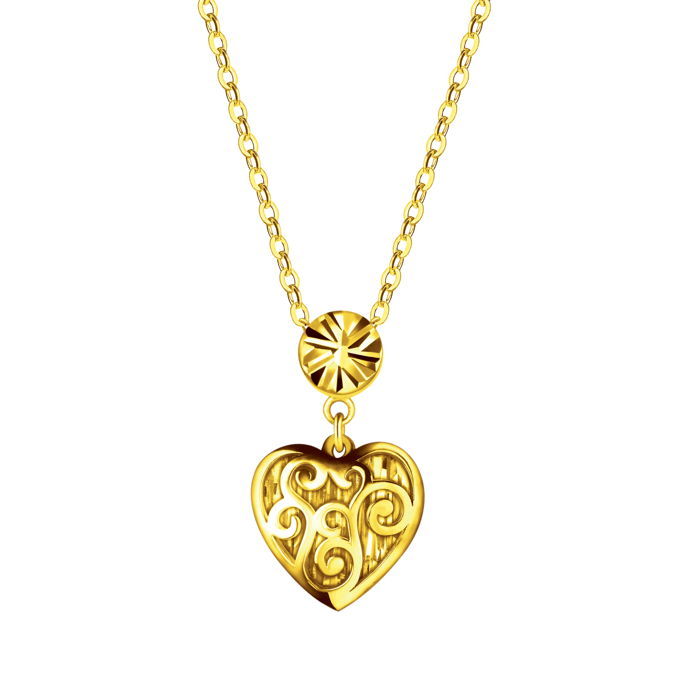 Goldstyle "Beating Heart" Gold Pendant