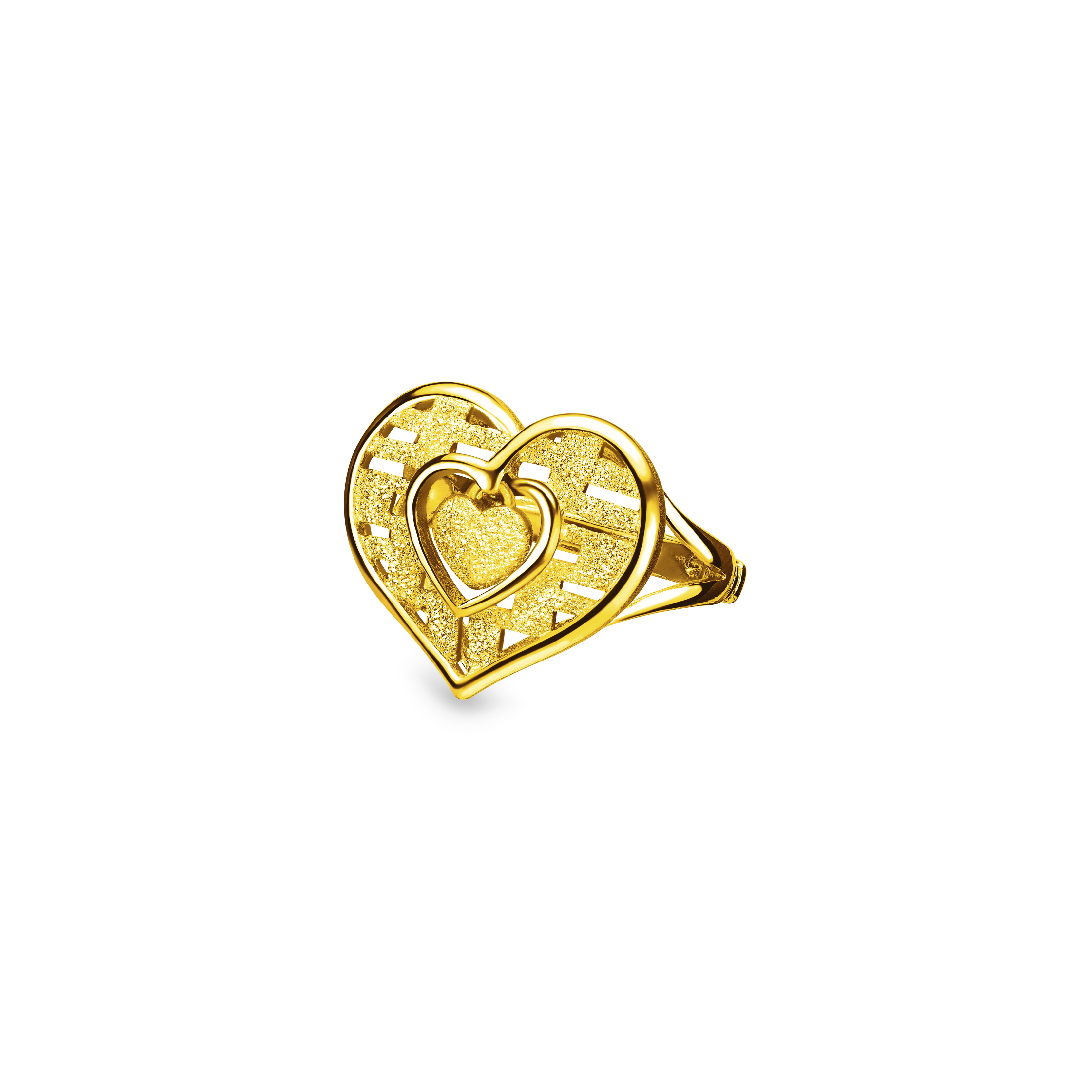 Beloved Collection "Heart beats as One" Gold Ring