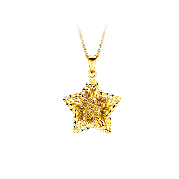 Goldstyle "Lucky Star" Gold Pendant