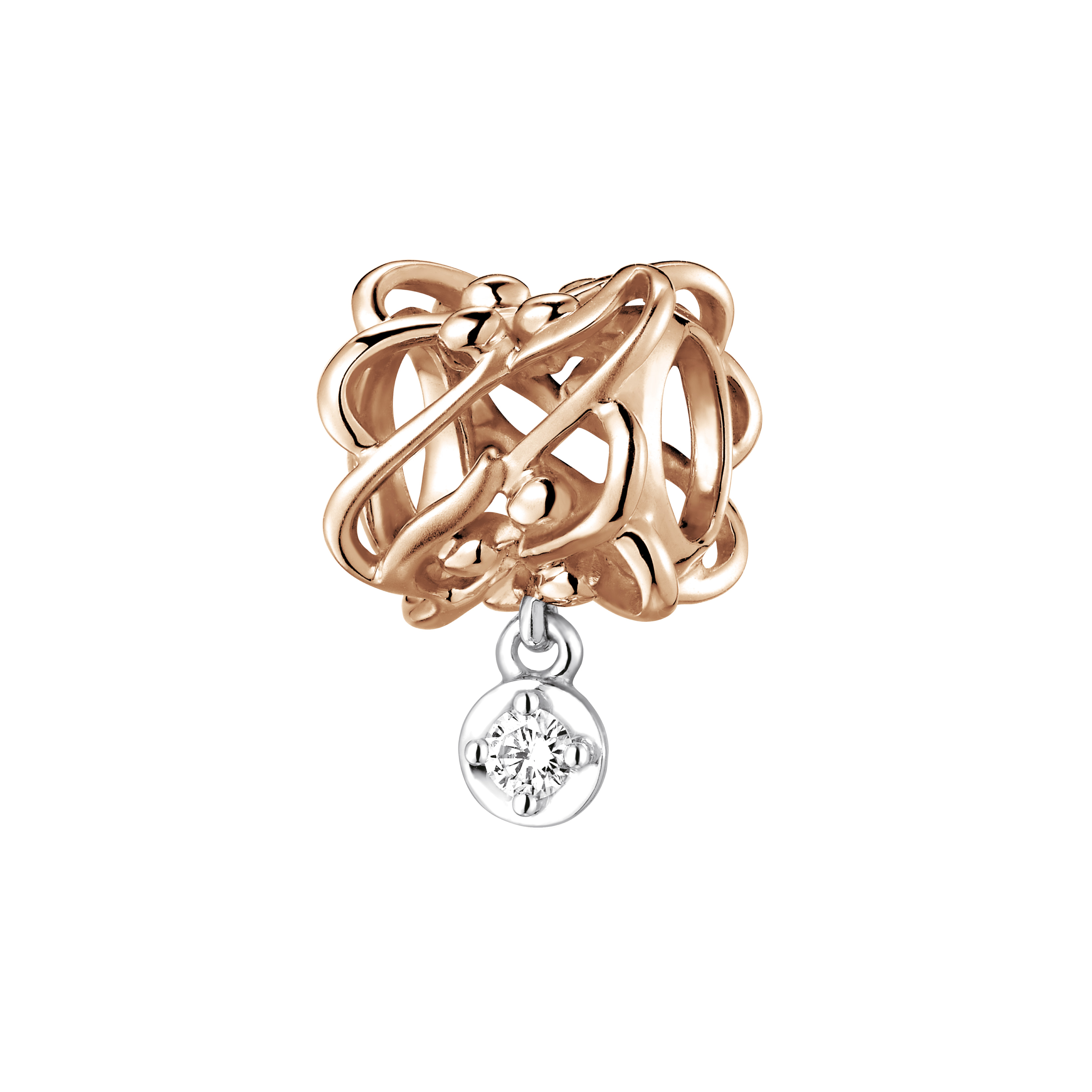 Dear Q "Wonderful Spring" 18K Gold Diamond Charm