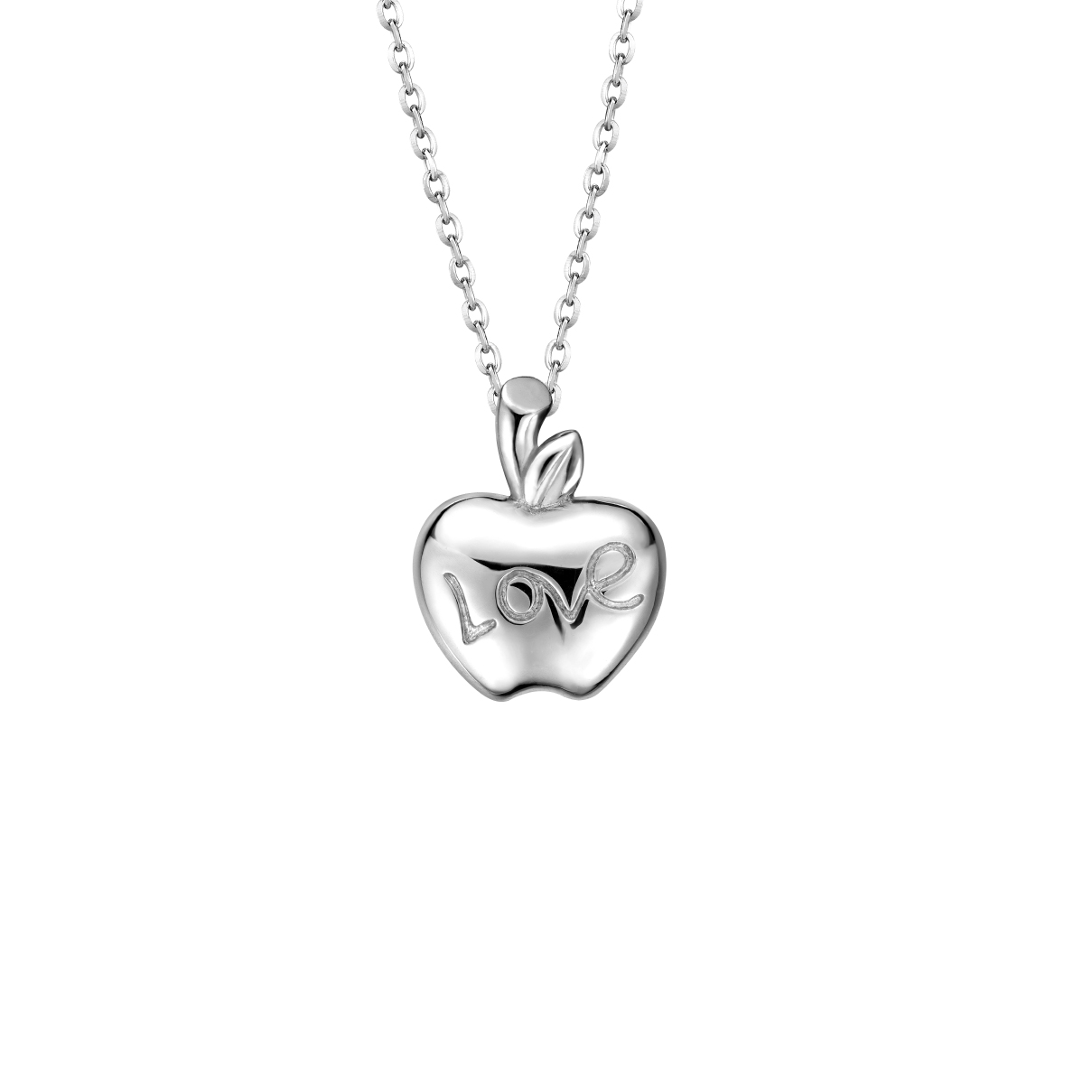 Pt Baby Darling "Apple" Platinum Pendant for kids