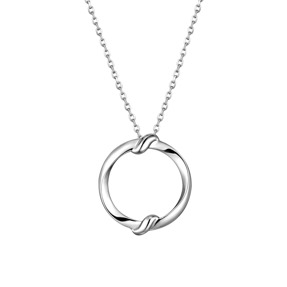 Pt Baby Darling "Embrace" Platinum Pendant for kids