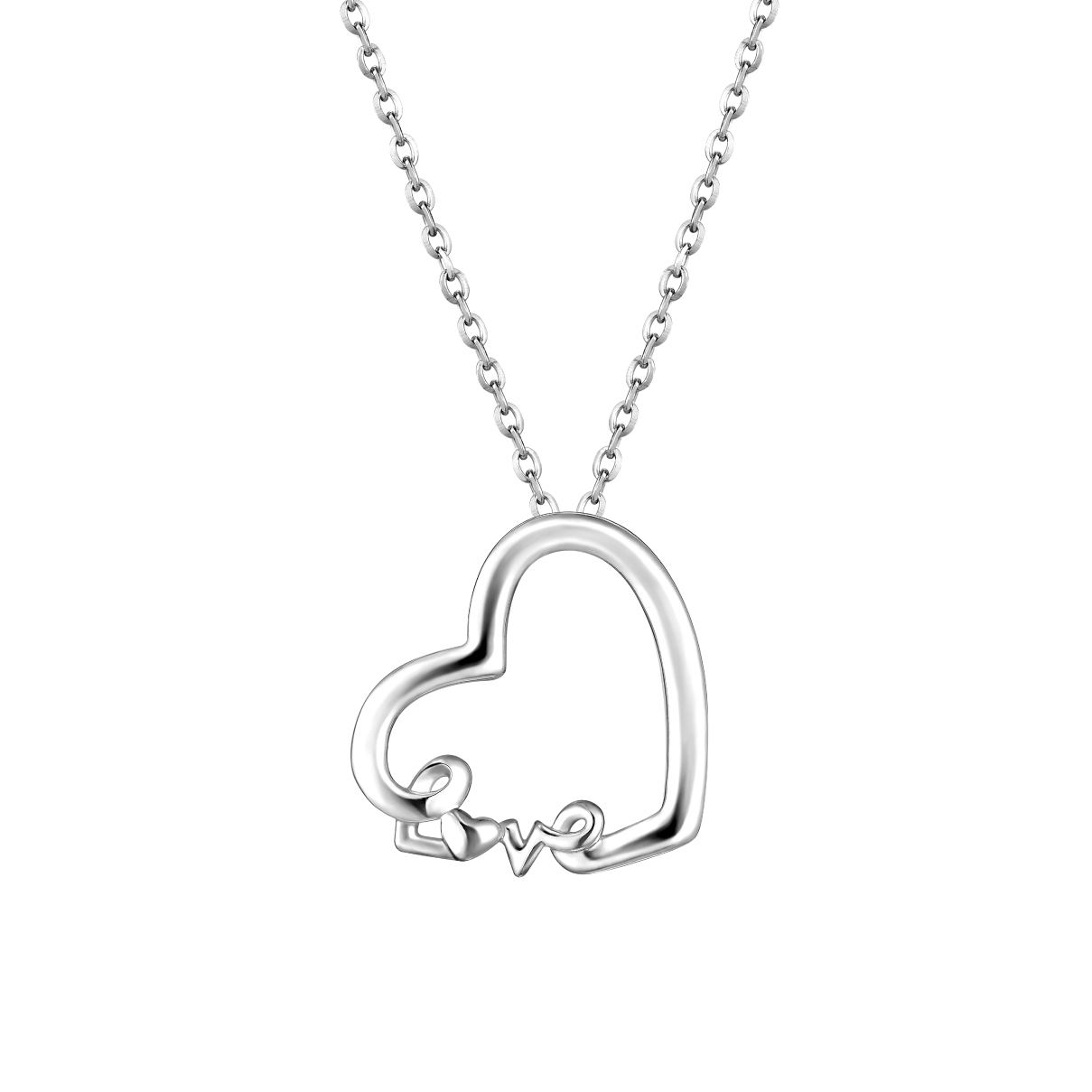 Pt Baby Darling "Beloved" Platinum Pendant for kids