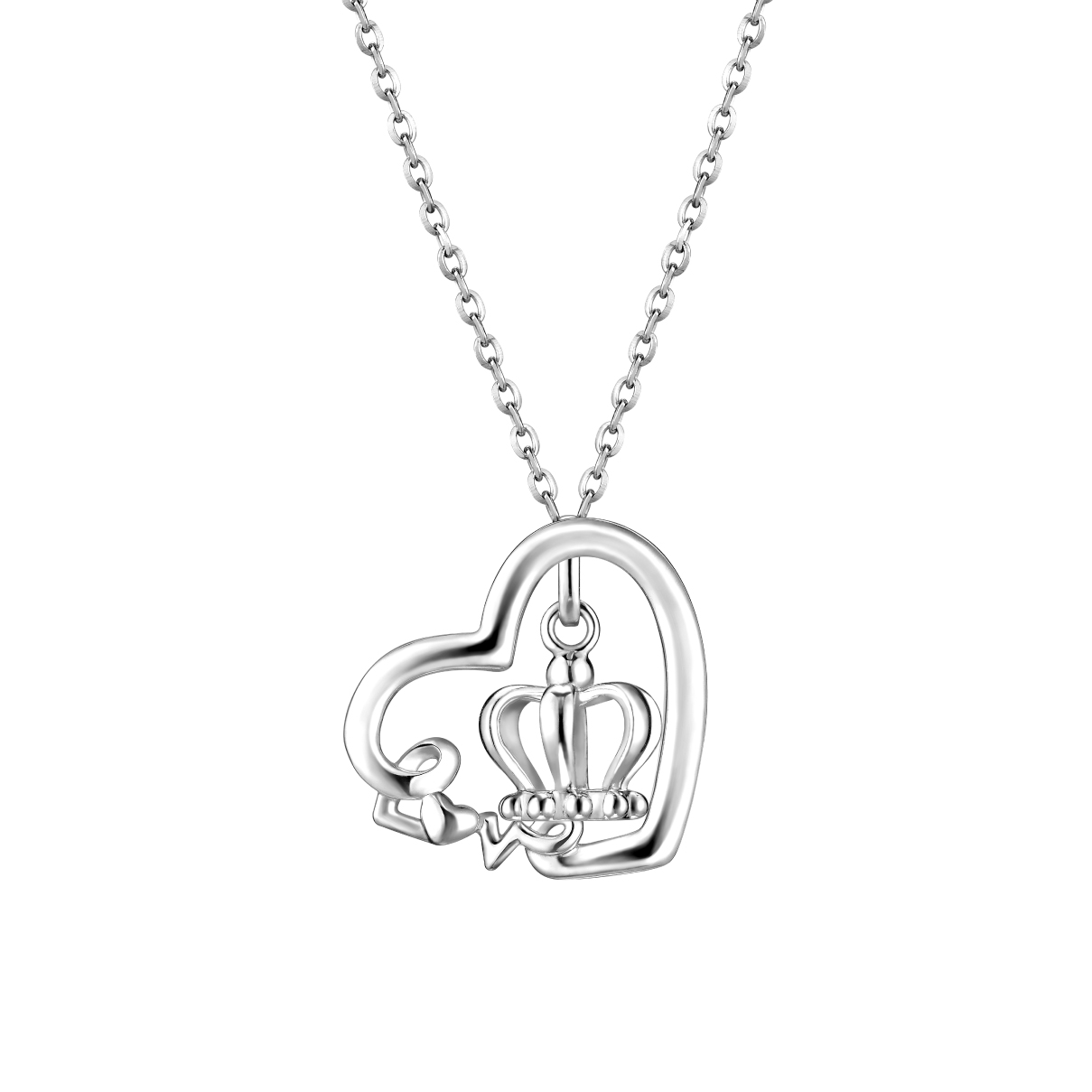 Pt Baby Darling "Beloved Princess" Platinum Pendant for kids