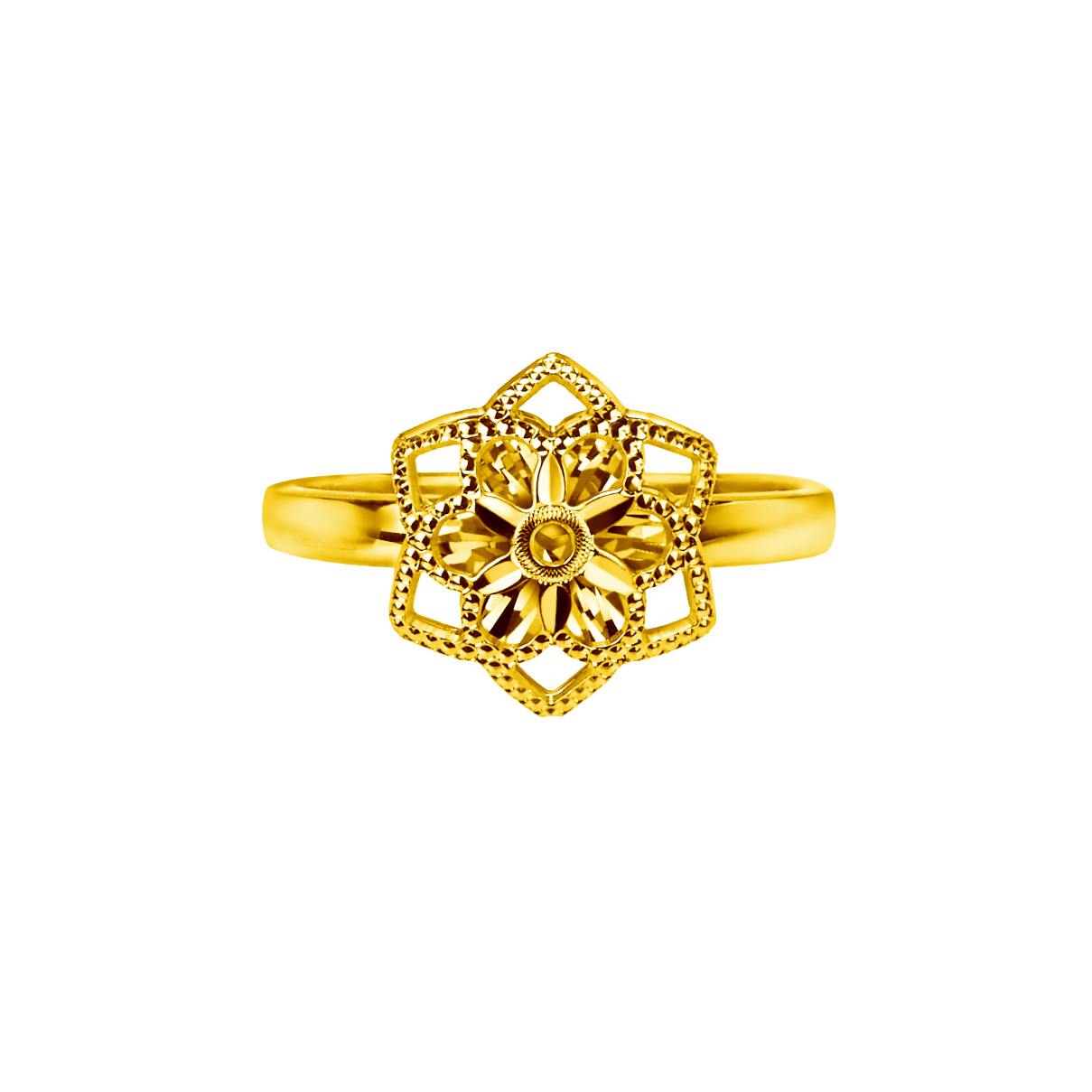 Goldstyle "Floral Beauty" Gold Ring