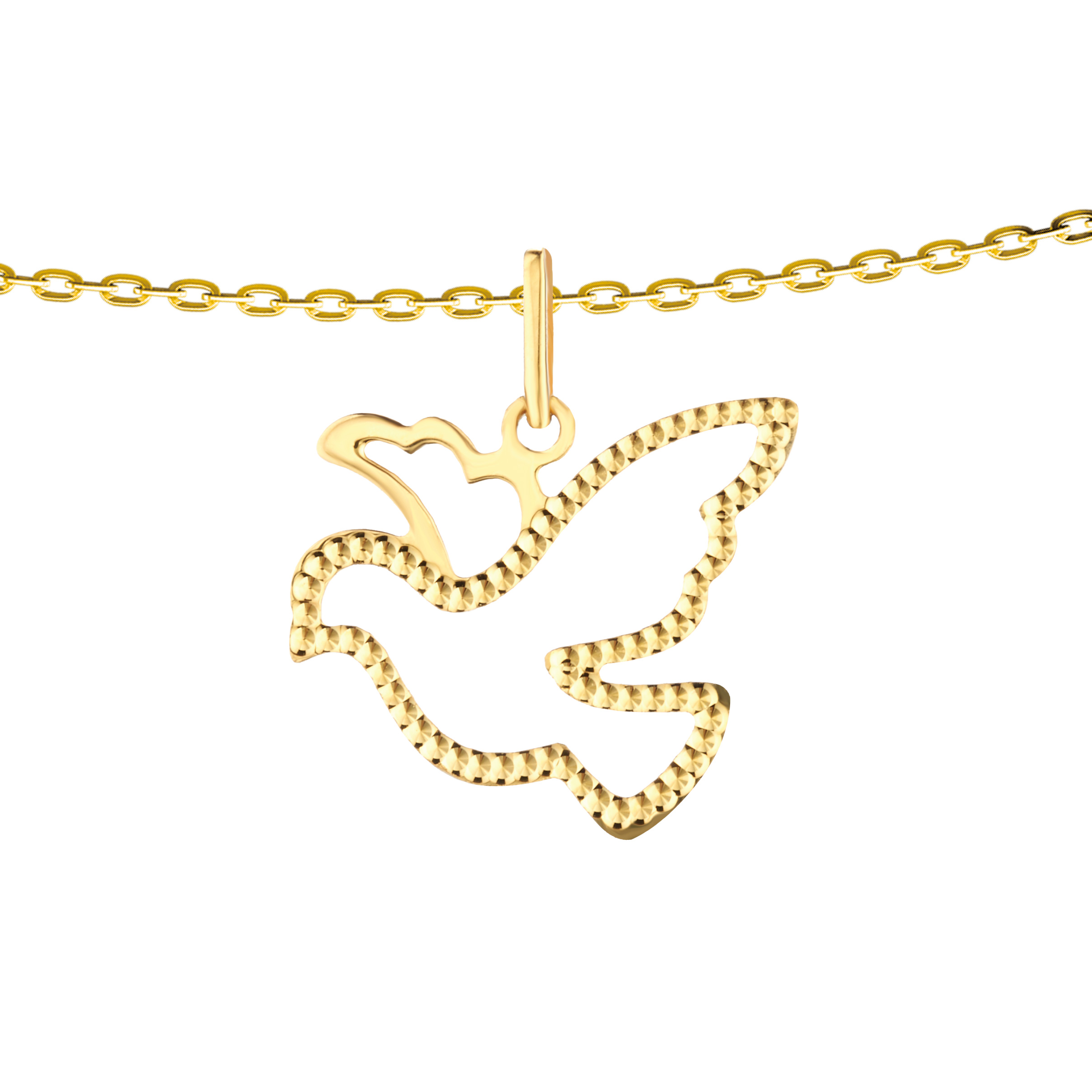 Goldstyle "Dove of Peace" Gold Pendant