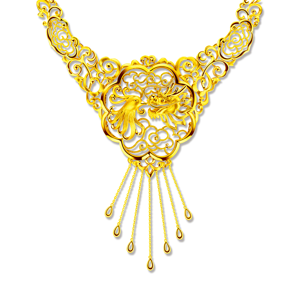 Beloved Collection “Blissful Marriage” Gold Necklace 