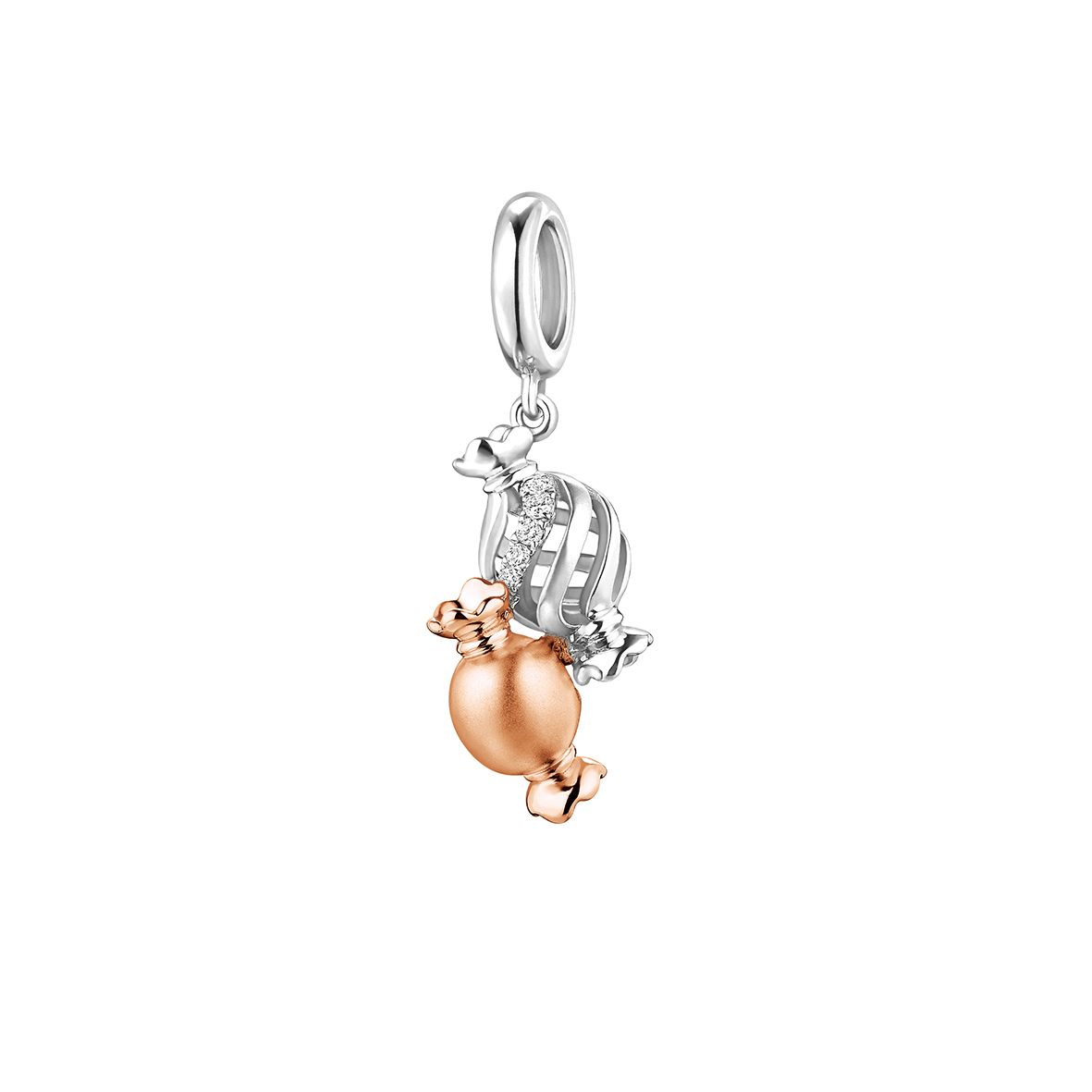 Dear Q "Colorful Candies" 18K Gold Diamond Charm