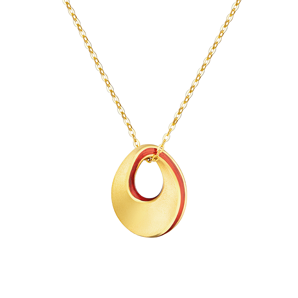 " Love Endless " Gold Necklace 