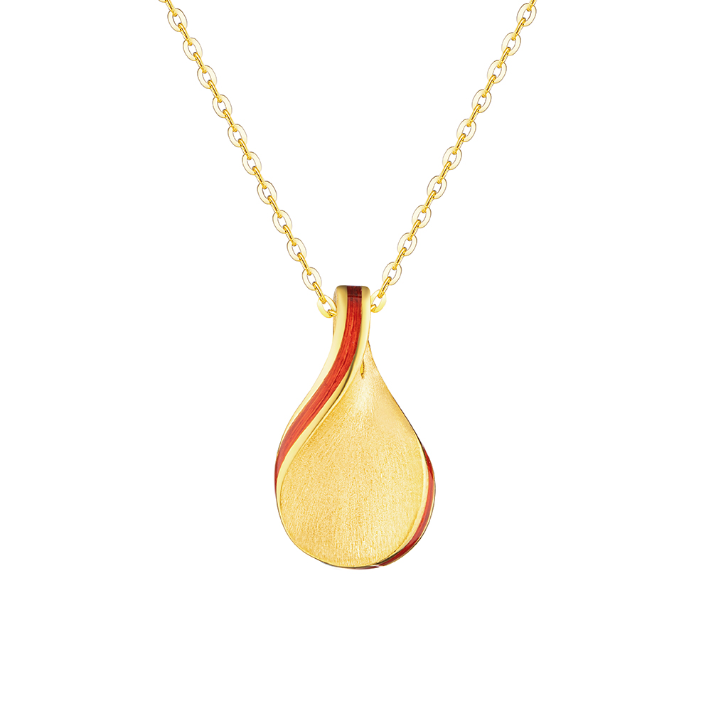 " Love Endless " Gold Necklace 