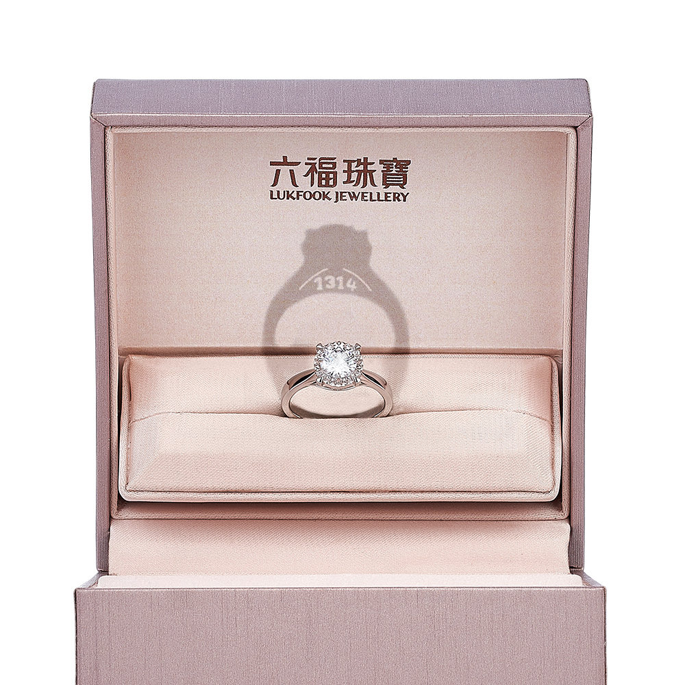 Wedding Collection "Light of Love" 18K White Gold Diamond Ring