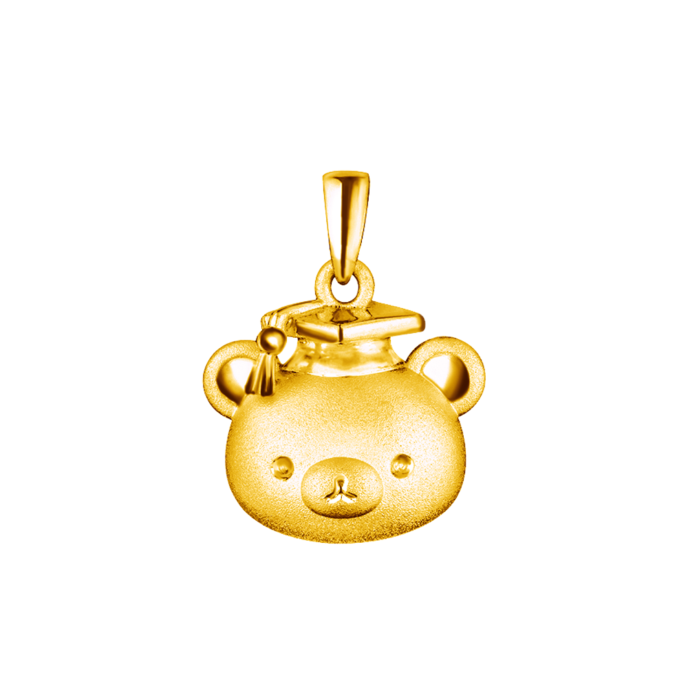 Rilakkuma™Collection "Graduation" Gold Pendant (Graduation Gift)