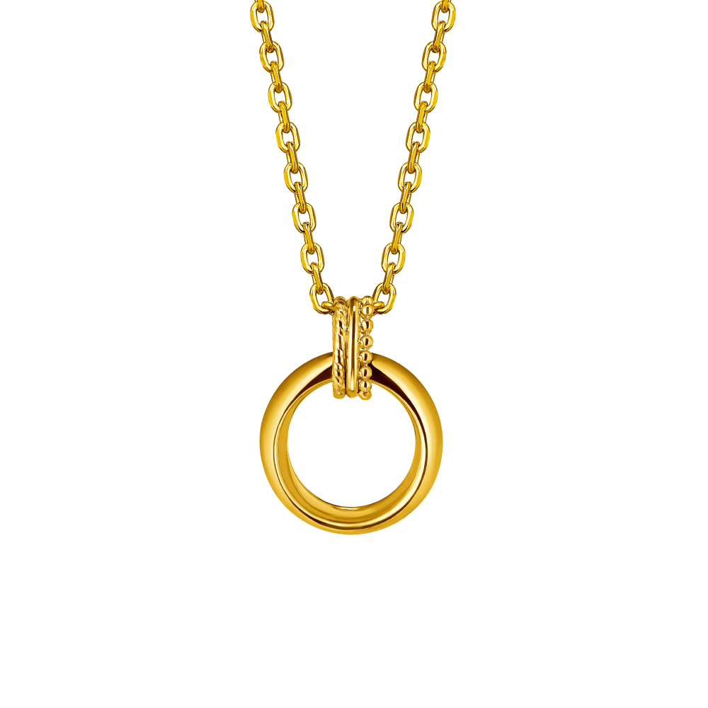 Goldstyle "Love & Destiny" Gold Pendant