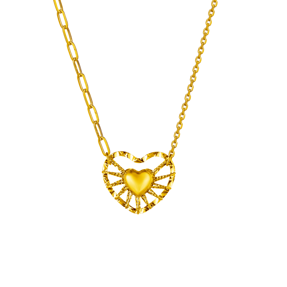 Goldstyle "Guardian of Love" Gold Necklace