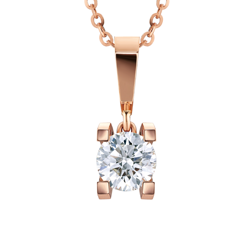 Hexicon 18K Gold Diamond Pendant (Basic Setting)