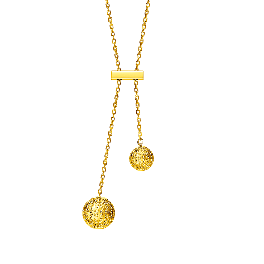 Goldstyle " Shinning Planet " Gold Necklace