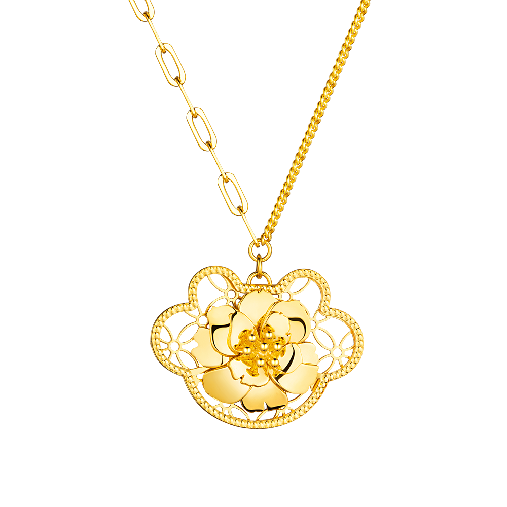 Goldstyle " Twelve Flora " Gold Necklace 