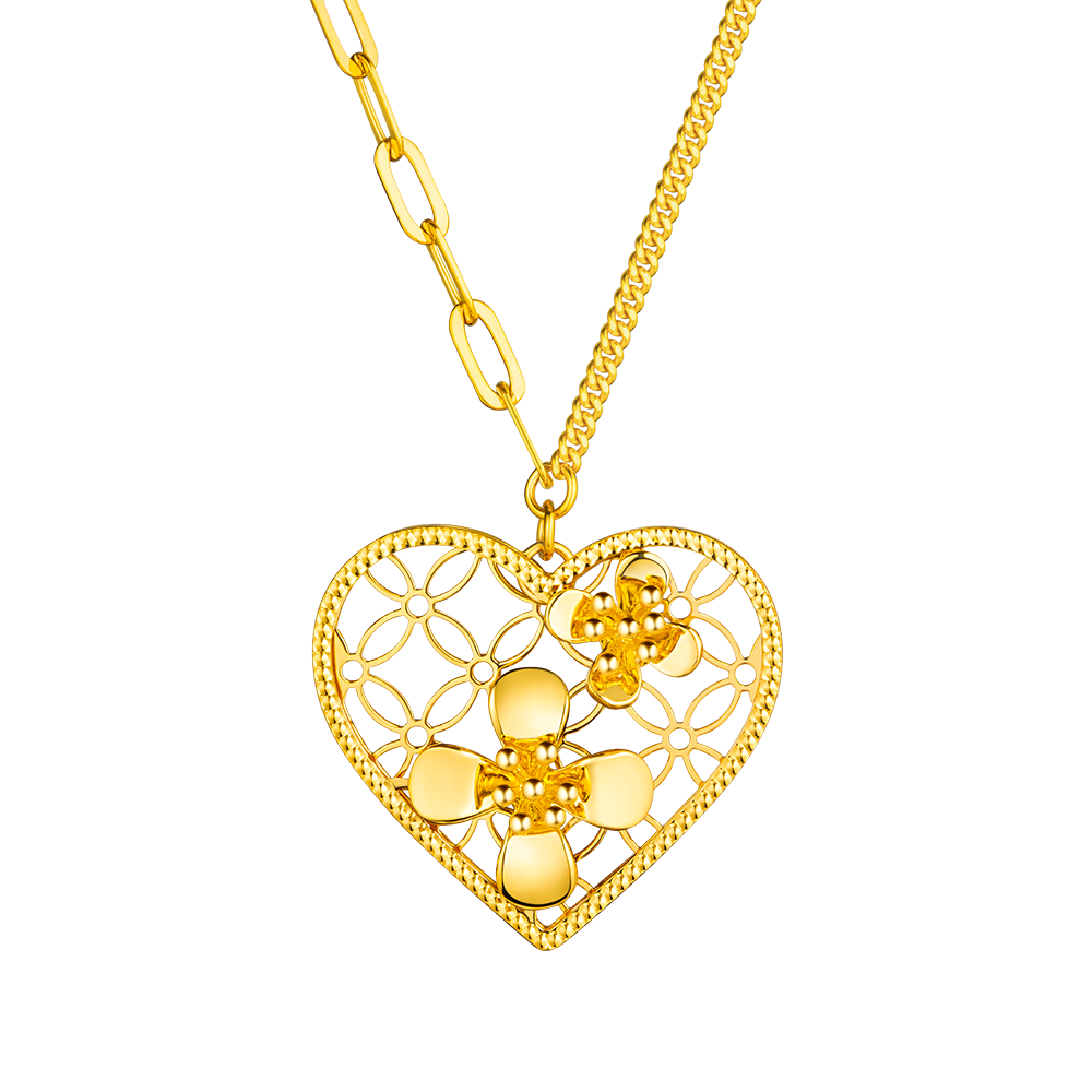 Goldstyle "Twelve Flora " Gold Necklace 