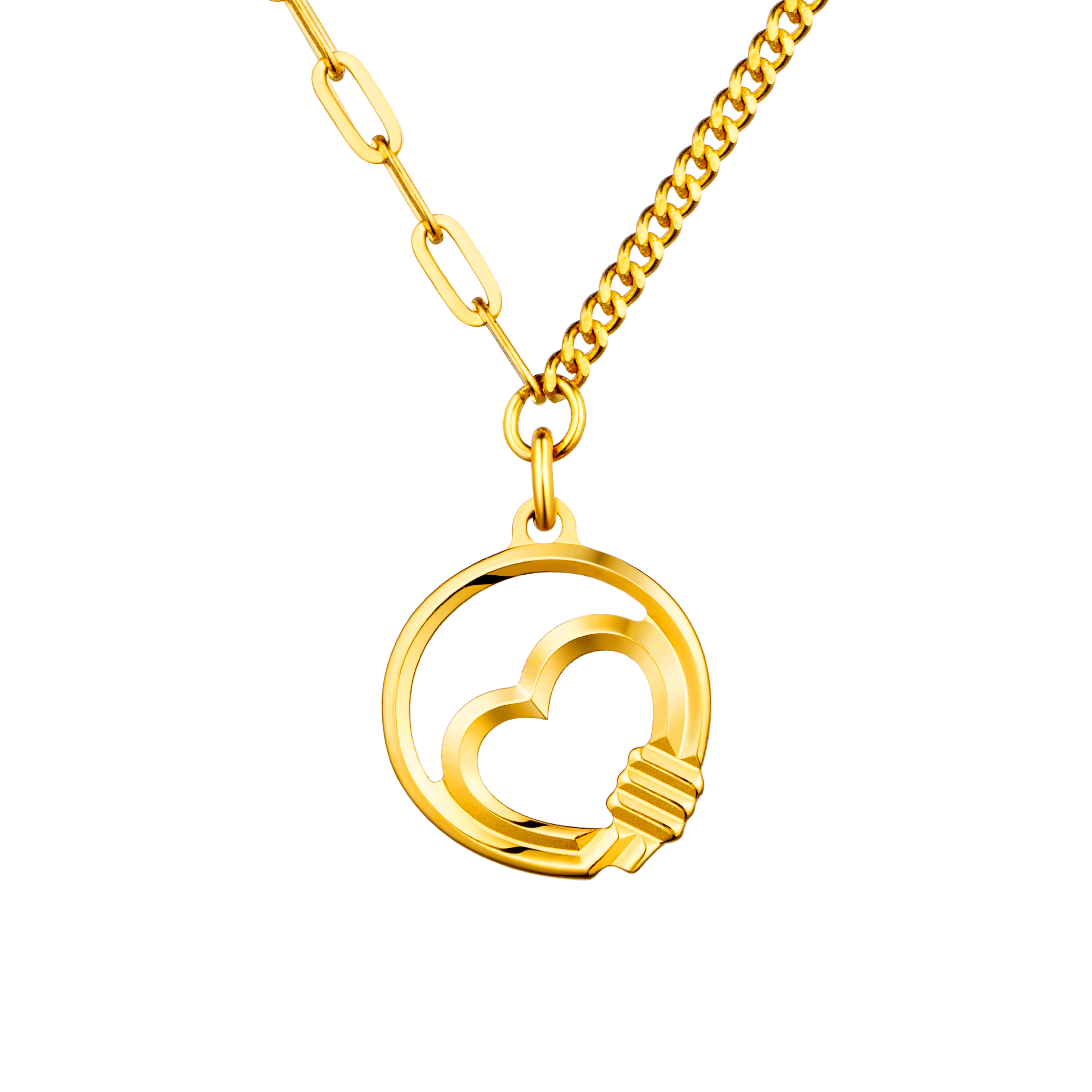 "Beloved Oath" Gold Necklace 