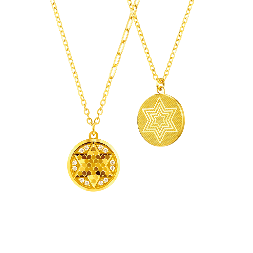 Goldstyle•X "Guardian Star" Gold Diamond Necklace