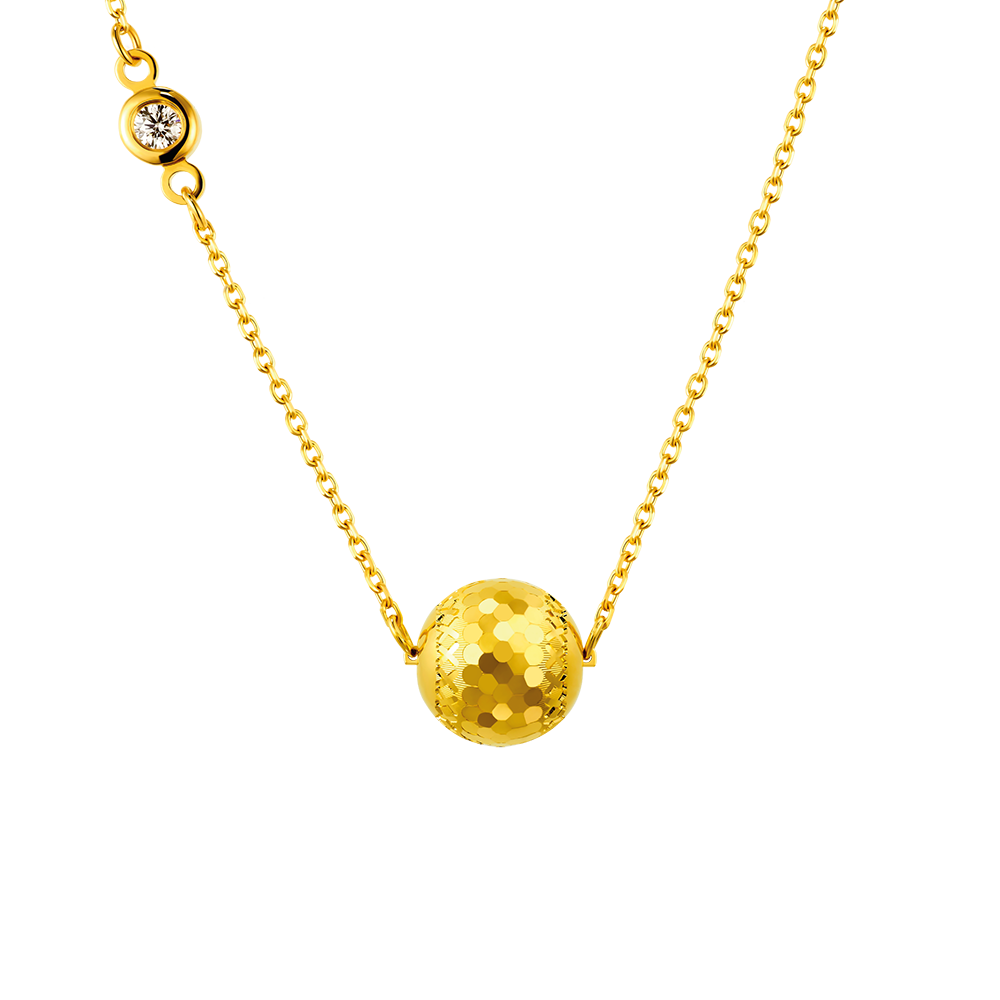 Goldstyle•X "Splendid Planet" Gold Diamond Necklace