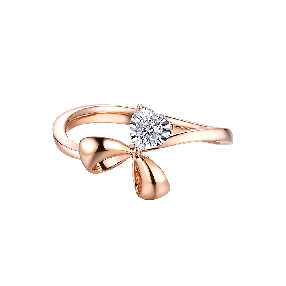 18K Gold Diamond Ring