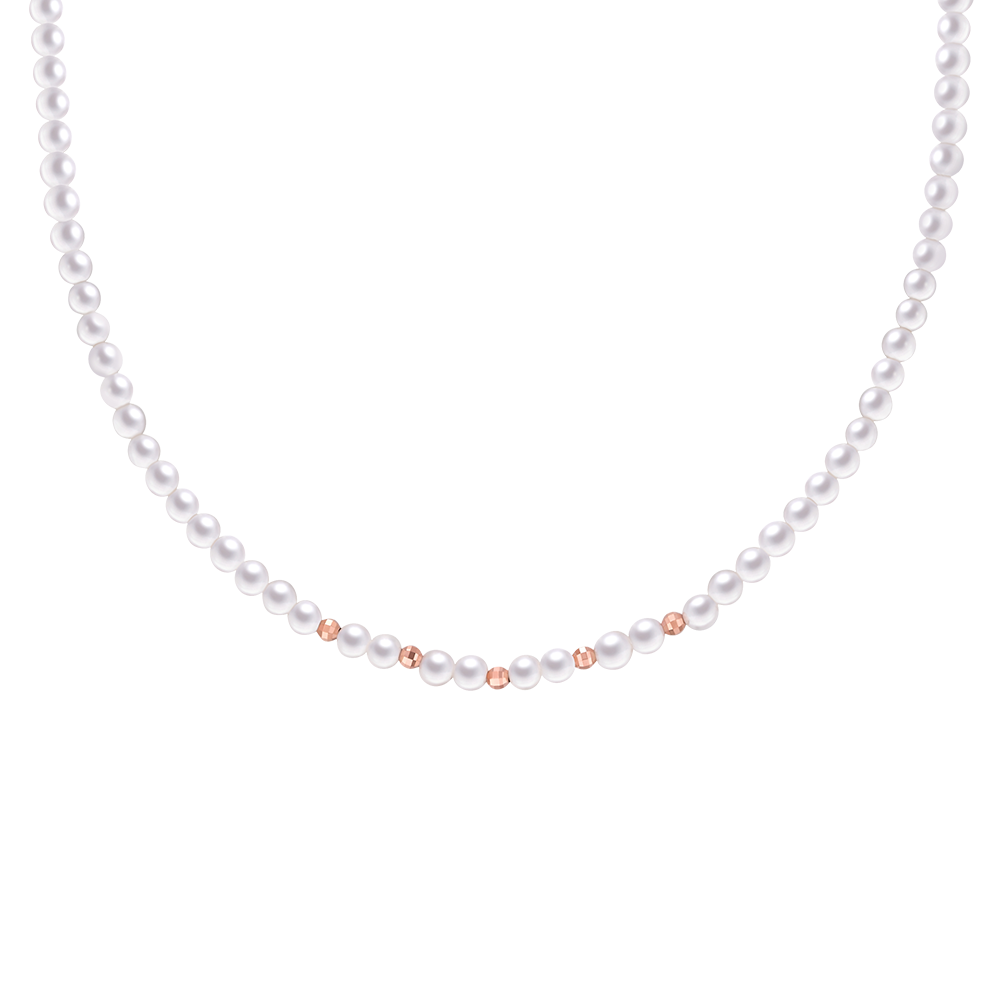 18K Gold Pearl Necklace