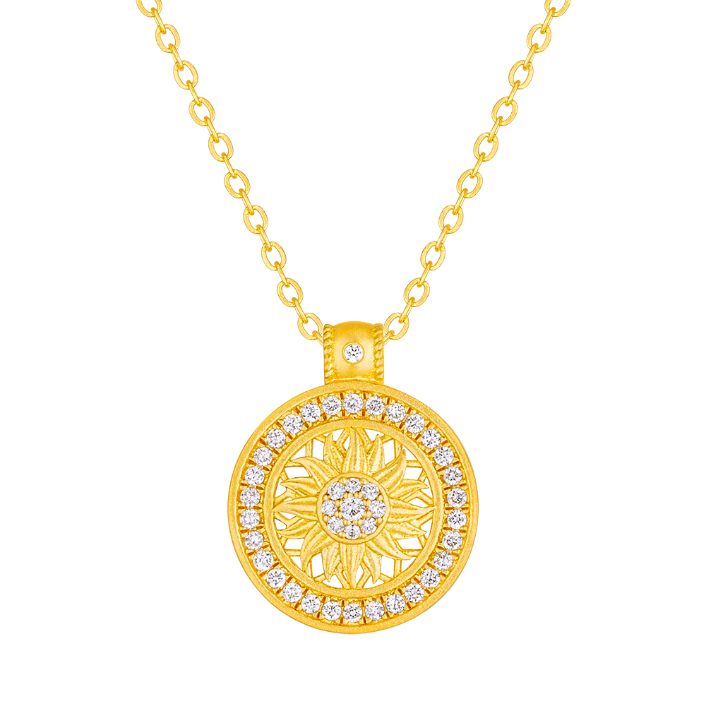 Heirloom Fortune Gold Diamond Necklace