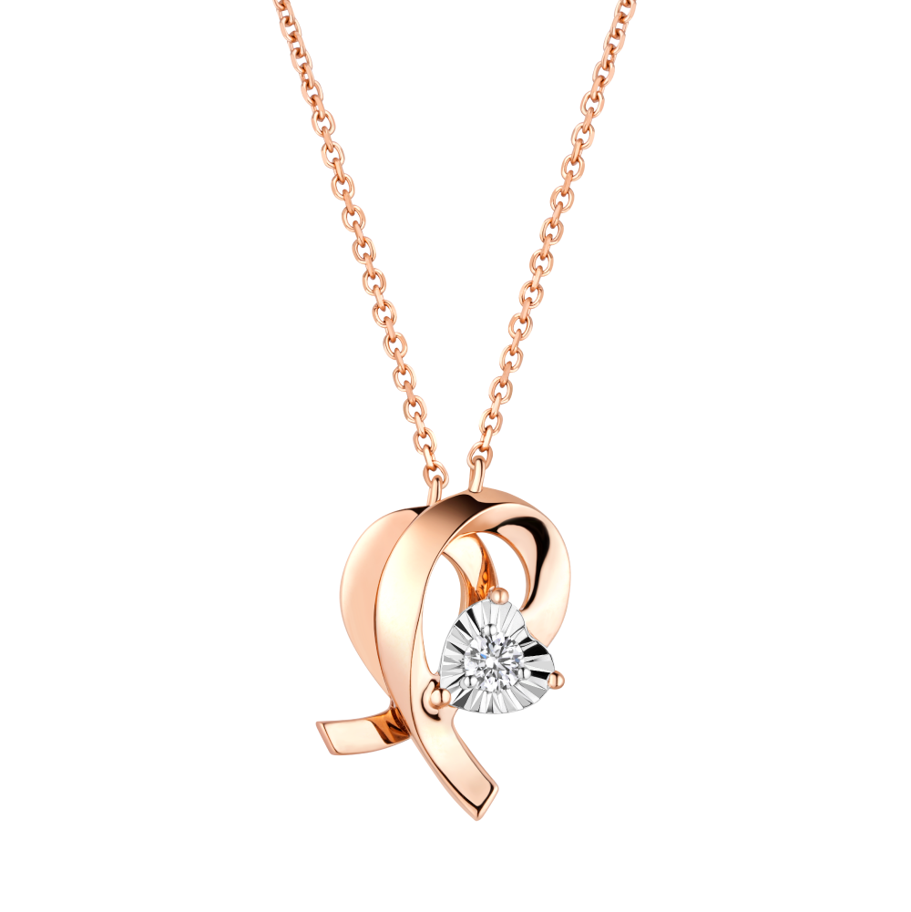 18K Gold Diamond Necklace